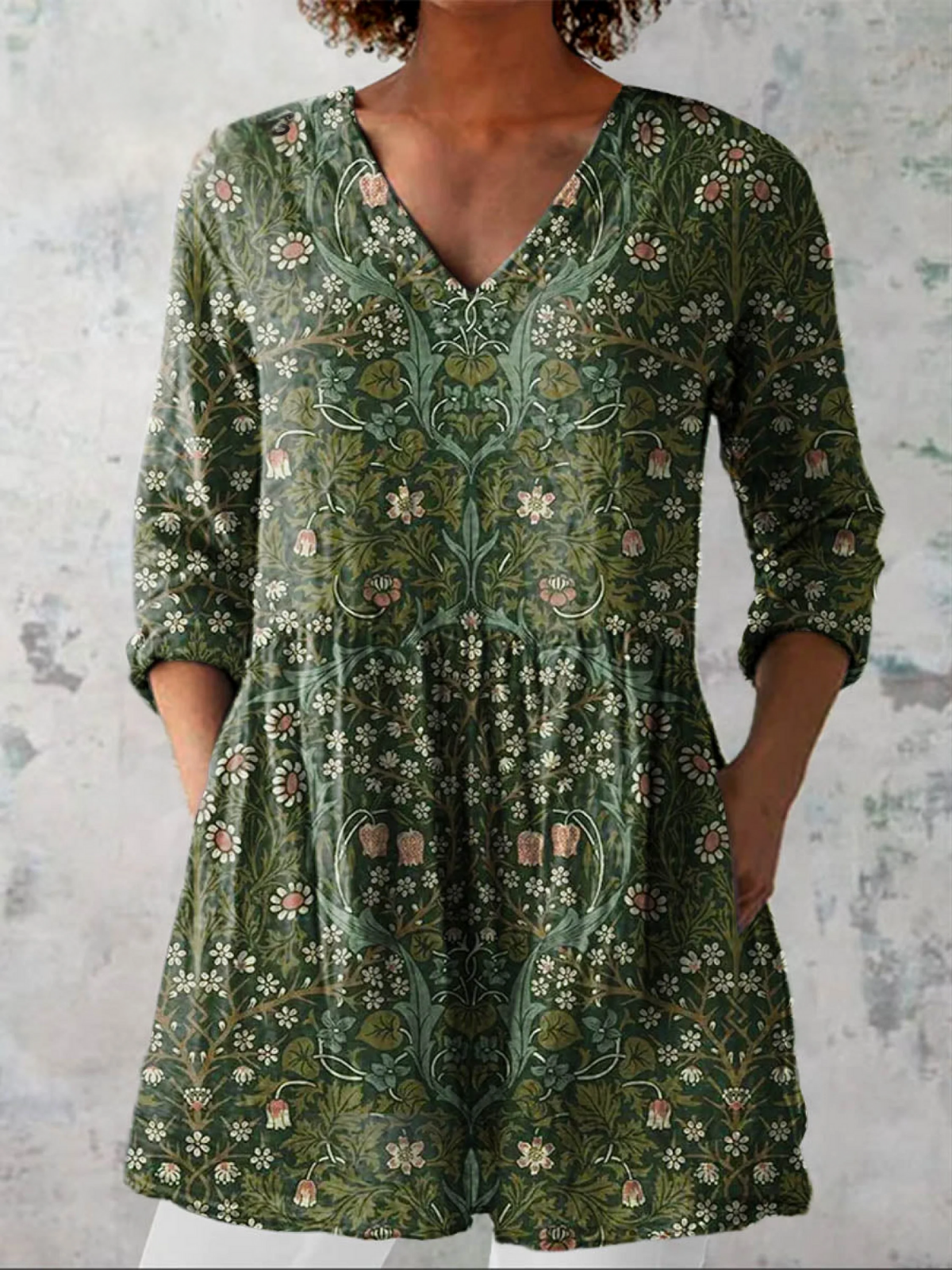 SKYE - BLUSA LARGA DE ESTAMPADO