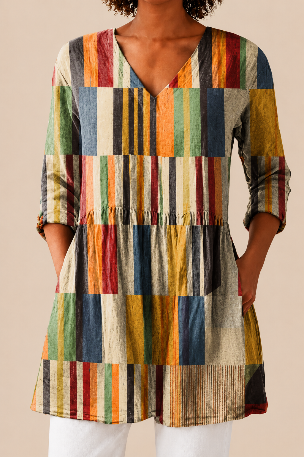 AVERY - BLUSA LARGA DE ESTAMPADO