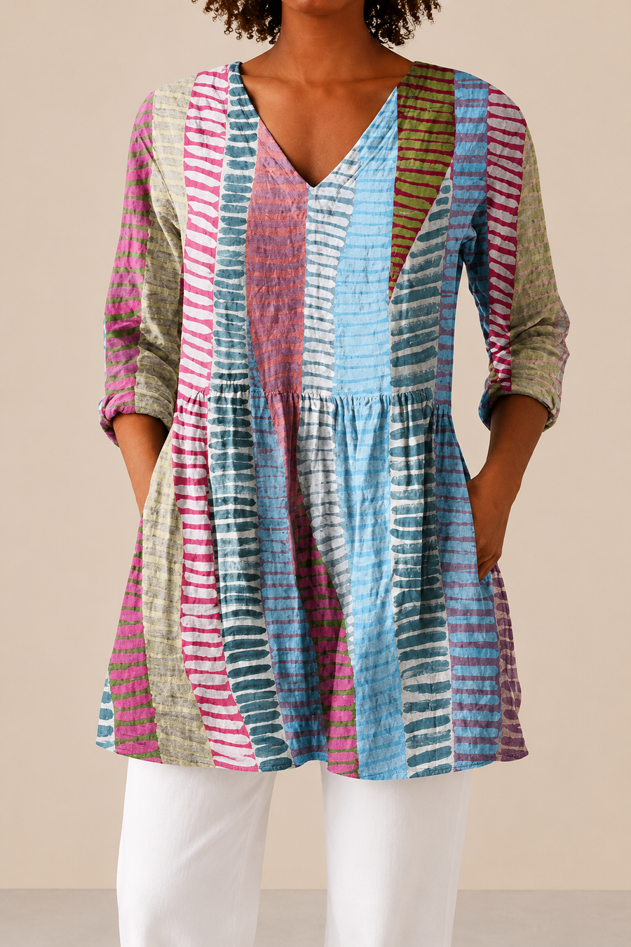 NOA - BLUSA LARGA DE ESTAMPADO