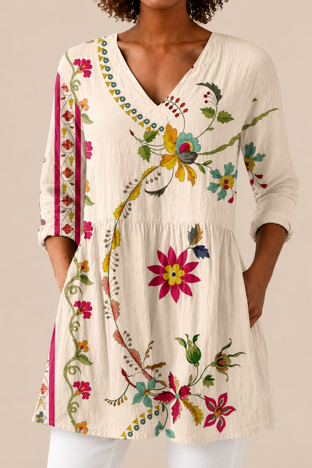 ARIA - BLUSA LARGA DE ESTAMPADO