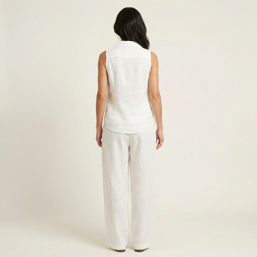 Honorata™ | Conjunto de Top Cruzado y Pantalón Ancho