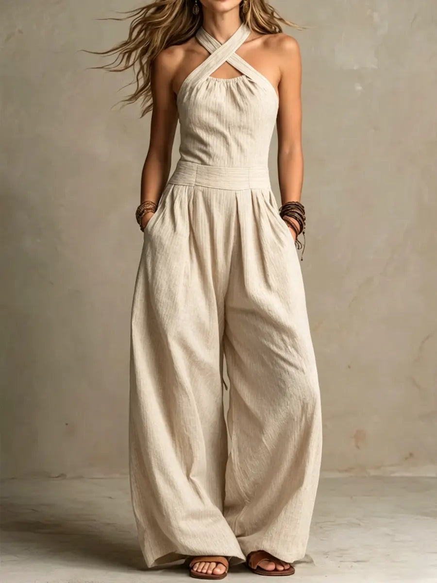 Maravillas™ | Mono Largo con Cuello Halter